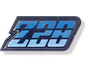 1980-81 Camaro "Z28" Blue Fuel Door Emblem