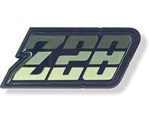 9637806 Fuel Door Emblem 1980-81 Camaro Z28; Dark Green; With Hardware