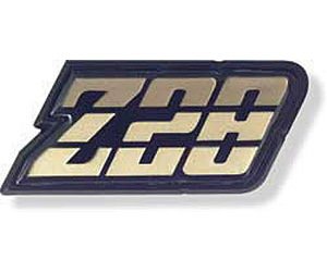 9637807 Fuel Door Emblem 1980-81 Camaro Z28; Gold; With Hardware