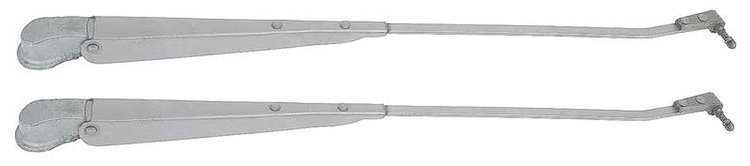 9738920 Windshield Wiper Arm Set 1968-79 Nova, Ventura, GM X-Body; Satin Finish; 14.5" Long; Pair