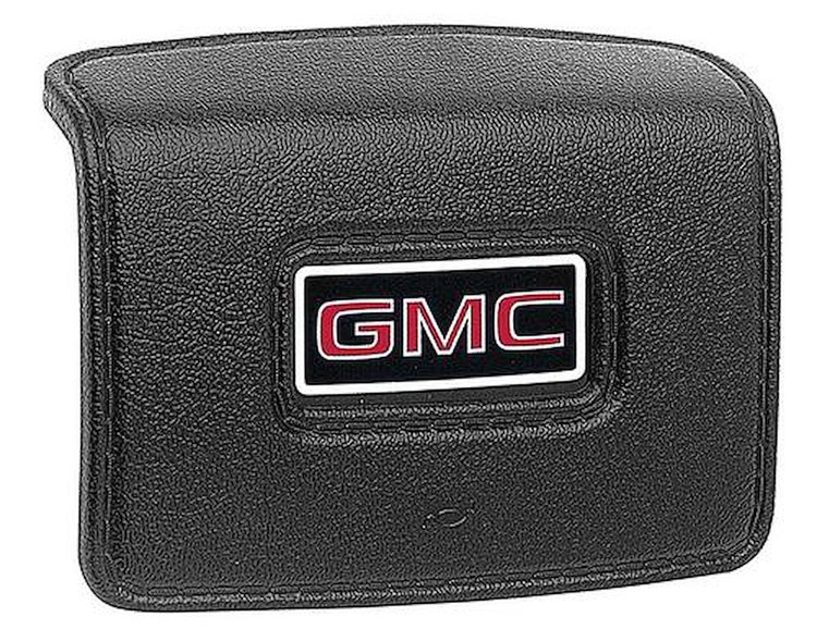 9761176 1978-91 GMC Pickup, Jimmy, Suburban, "GMC" Horn Cap, w/ Standard Steering Wheel