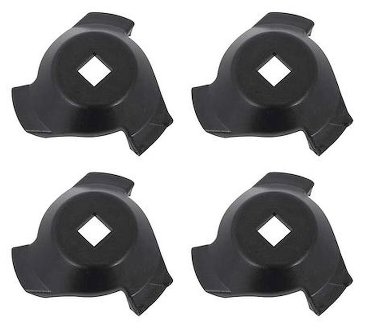 9773569 1971-1981 Firebird Honeycomb Wheel, Wheel Cap Lock Set, 4 Piece Set