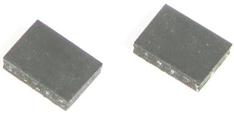 1967-68 Camaro Center Dash Vent Rubber Spacers ; Pair