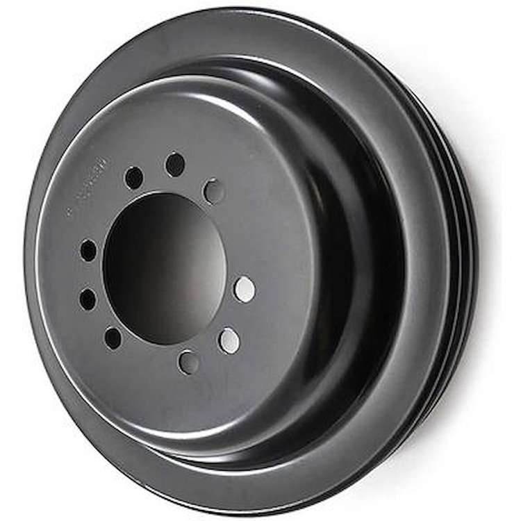 9782680 1965-66 Bonneville, Catalina, GTO, Lemans, Crankshaft Pulley, 8" Diameter, Double Groove