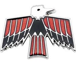 9789710 Fuel Door Emblem 1967 Pontiac Firebird; With Hardware