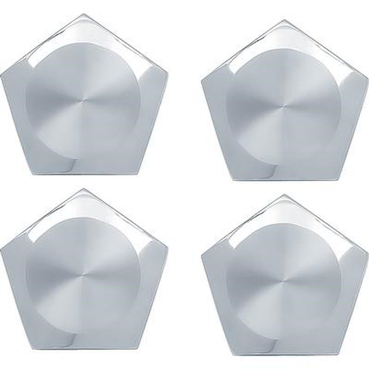 9791068K 1971-76 Pontiac Firebird, Trans Am, GTO, Lemans, Grand Prix; Honeycomb Wheel Center Cap Set; 4-Pieces