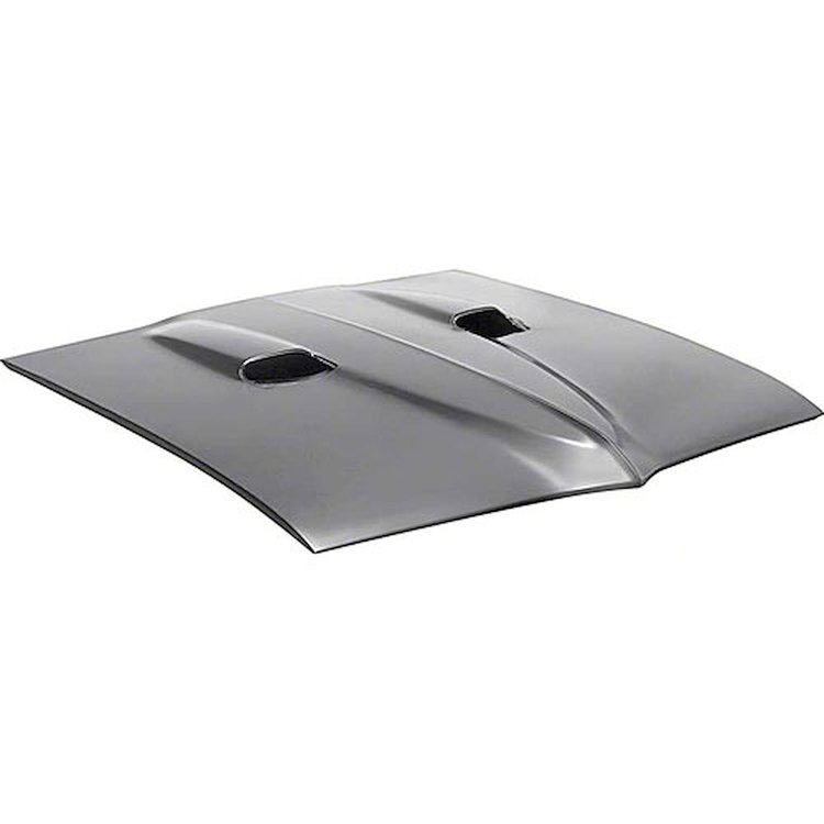 Dual Scoop Steel Hood for 1967-1969 Pontiac Firebird 400 [Dual Scoop]