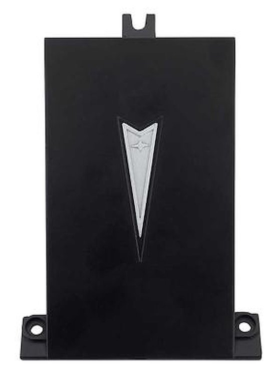 9797036 1969 Firebird, Trans Am, Dash Clock Delete Plate, w/ Crest Emblem, GM Licensed