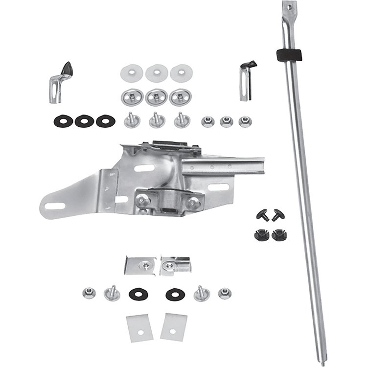9822151 Door Glass Track, Window Guide and Hardware Kit for 1970-1972 Chevy Chevelle, GM A-Body [Right/Passenger Side]