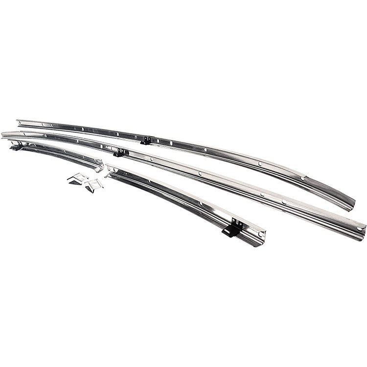 9823126K Roof Rail Weatherstrip Channel Set for 1970-1972 Chevy Chevelle, Buick Skylark, GS