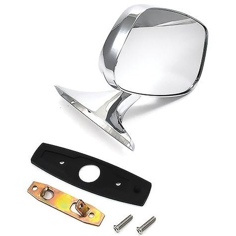 9847199 1971-76 Skylark, Toronado, Riviera, Outside Mirror, RH, Chrome