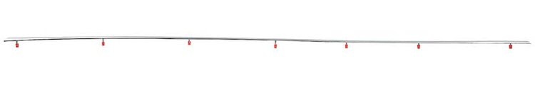 986561 Hood Spear Molding-1966 Impala, Caprice; with Hardware