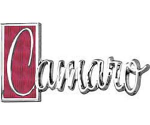 Trunk Emblem 1971-1972 Camaro