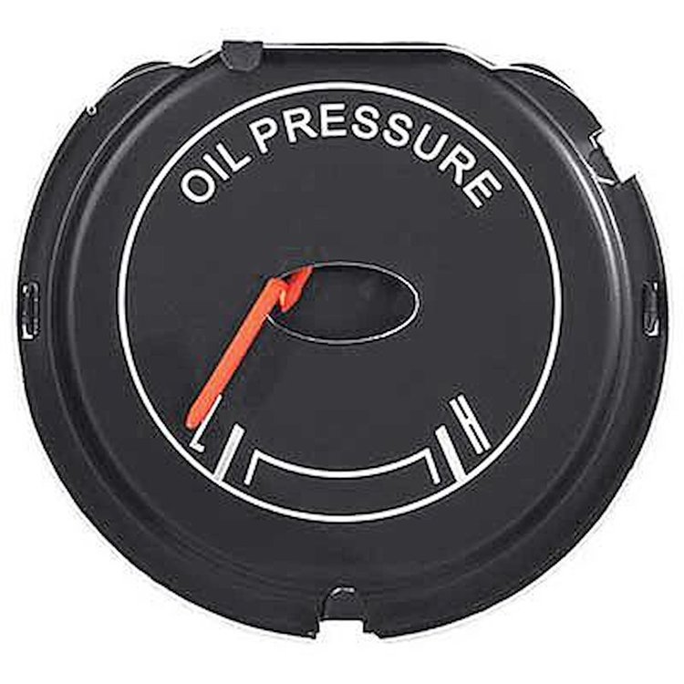 9B308B 1968 Ford Mustang; Oil Pressure Gauge; without Factory Tachometer