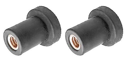 A13010K Radiator & AC Rubber Well Nut, 1/4-20 Thread, Fits 1/2" Hole, Pair
