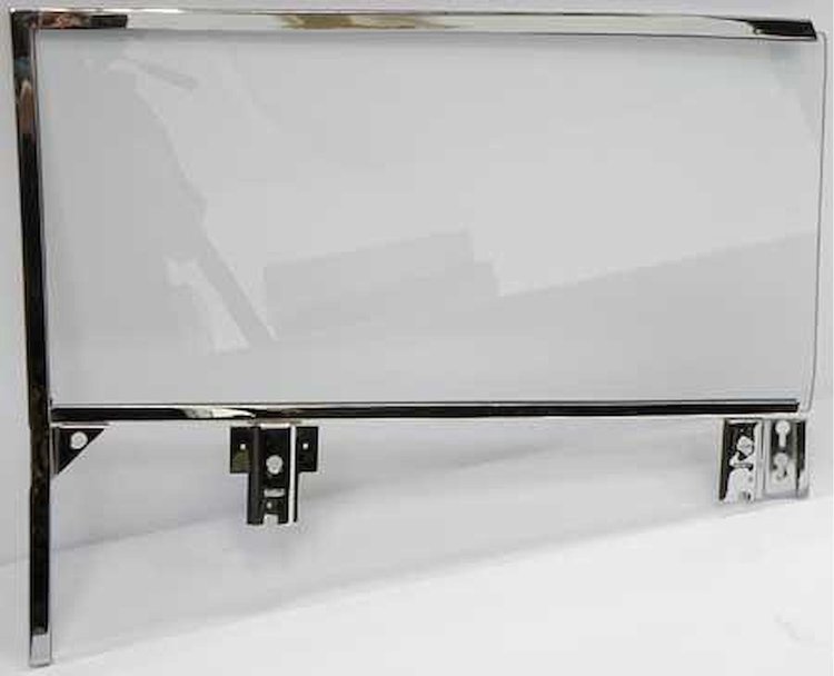 A1604 Door Glass Assembly; 1959-60 Full Size Chevrolet 2 Door Hardtop With Clear Glass; RH