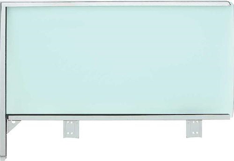 A1633 Door Glass Assembly; 1958 Bel Air 2 Door Hardtop With Tinted Glass; LH