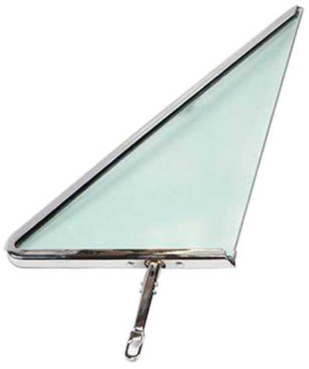 A1652 Vent Window Assembly for 1963-64 Chevy Impala Bel Air, Biscayne [Tinted Glass]
