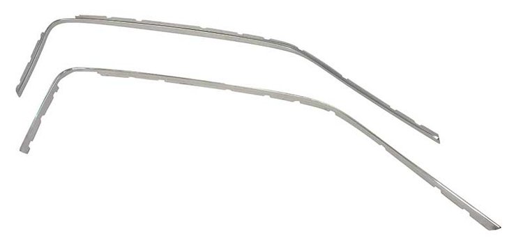 A1700 Roof Rail Sash Moldings-1965-66 Mustang; Fastback