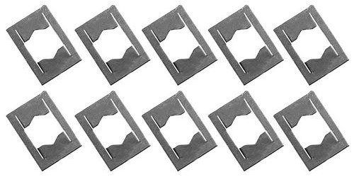 A3138K Push On Flat Nut, Fits5/16" Stud, Black Phosphate Coated, 10 Piece Set
