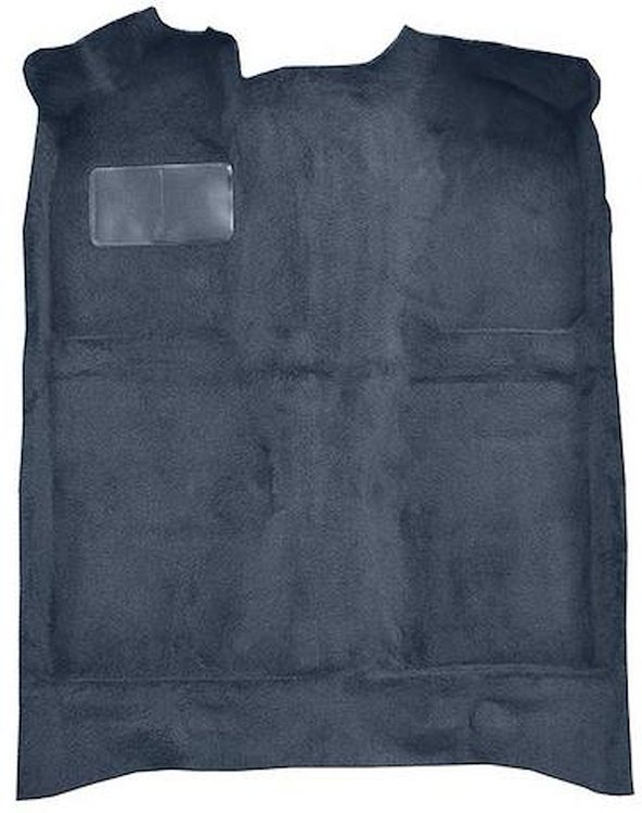 A4020B12 Passenger Area Cut Pile Molded Floor Carpet With Mass Backing 1979-81 Mustang; Regatta Blue