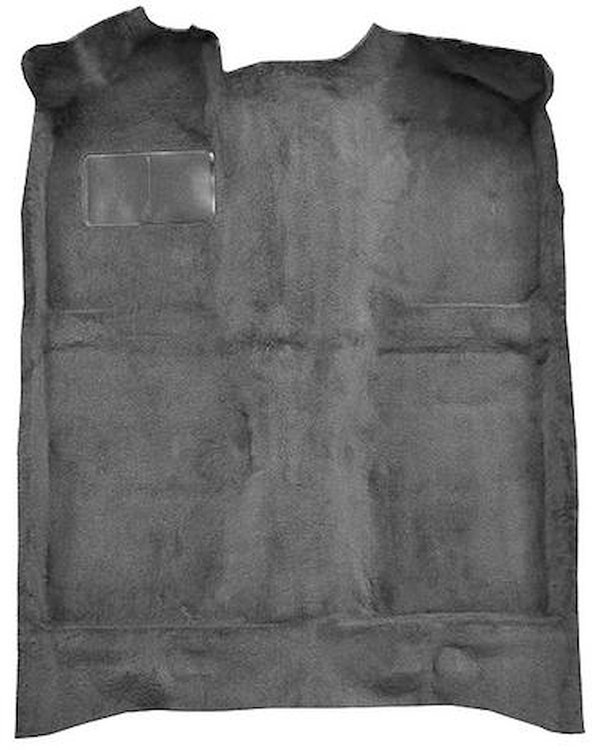 A4020B27 Passenger Area Cut Pile Molded Floor Carpet With Mass Backing 1979-81 Mustang; Gray