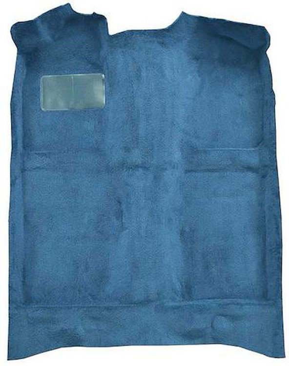 A4020B41 Passenger Area Cut Pile Molded Floor Carpet With Mass Backing 1979-81 Mustang; Ocean Blue