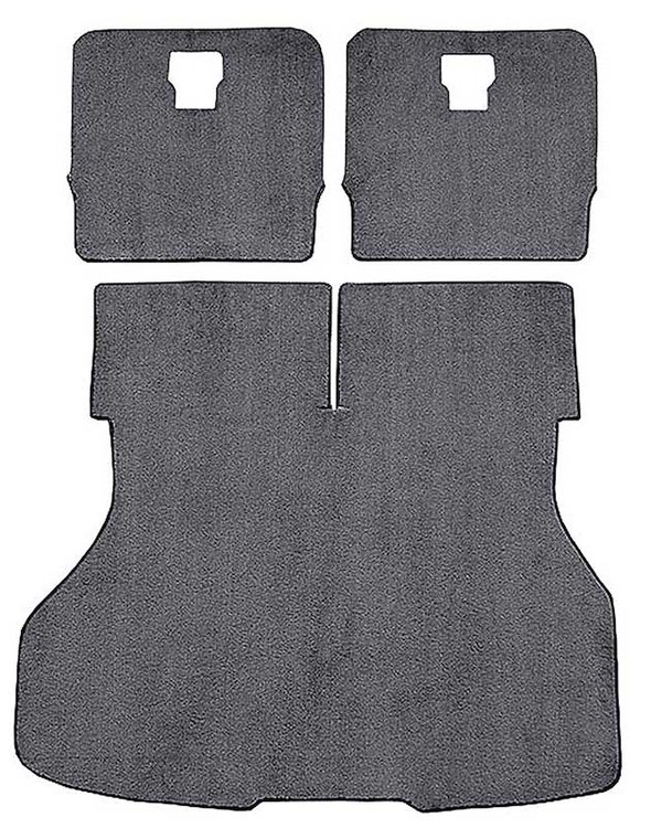 A4024A47 Rear Cargo Area Cut Pile Carpet 1983-86 Mustang Hatchback; Dark Gray
