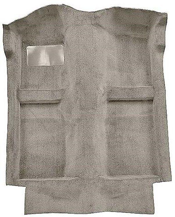 A4025A35 Passenger Area Cut Pile Floor Carpet Set 1983-93 Mustang Convertible; Desert Tan