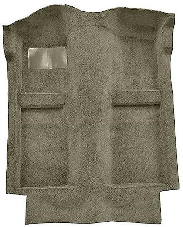 A4025A44 Passenger Area Cut Pile Floor Carpet Set 1983-93 Mustang Convertible; Sandalwood