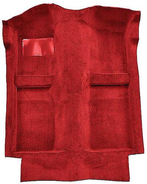 A4025A58 Passenger Area Cut Pile Floor Carpet Set 1983-93 Mustang Convertible; Maple/Canyon
