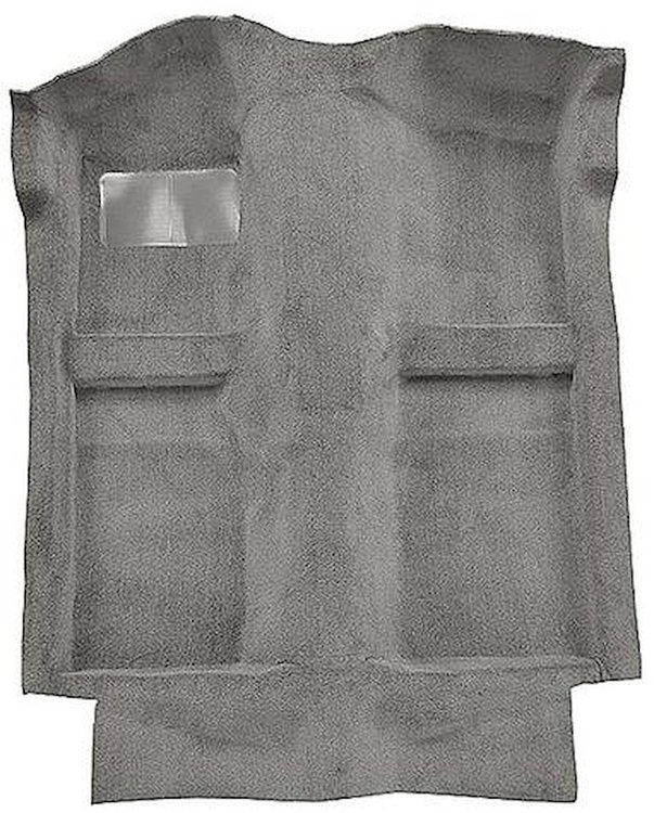 A4025A91 Passenger Area Cut Pile Floor Carpet Set 1983-93 Mustang Convertible; Antelope/Light Neutral
