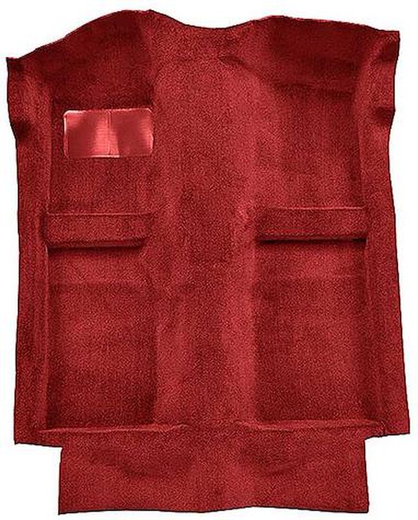 A4025B58 Passenger Area Cut Pile Floor Carpet With Mass Backing 1983-93 Mustang Convertible; Maple/Canyon