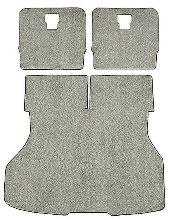 A4026A91 Rear Cargo Area Cut Pile Carpet Set Mustang Hatchback; Antelope/Neutral
