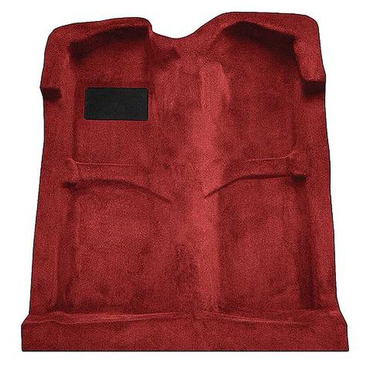 A4027A93 Passenger Area Cut Pile Floor Carpet Set 1994-04 Mustang Coupe/Convertible; Dark Red Carmine