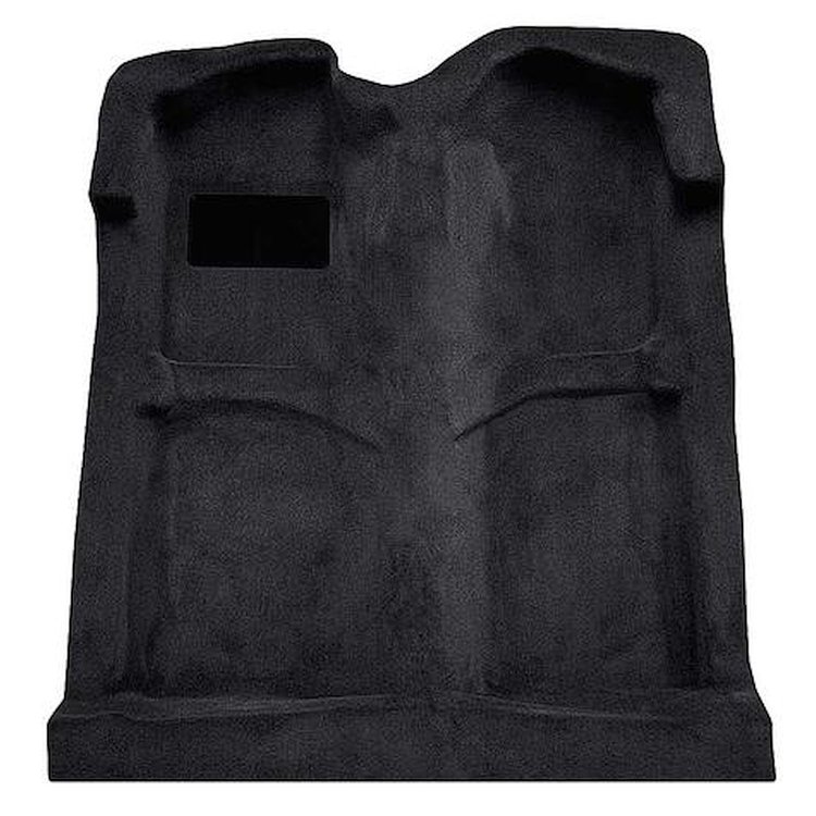 A4027B13 Passenger Area Cut Pile Carpet With Mass Backing 1994-04 Mustang Coupe/Convertible; Ebony