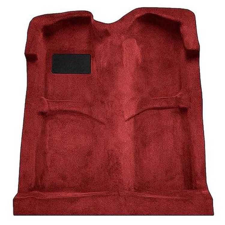 A4027B93 Passenger Area Cut Pile Carpet With Mass Backing 1994-04 Mustang Coupe/Convertible-Dark Red Carmine