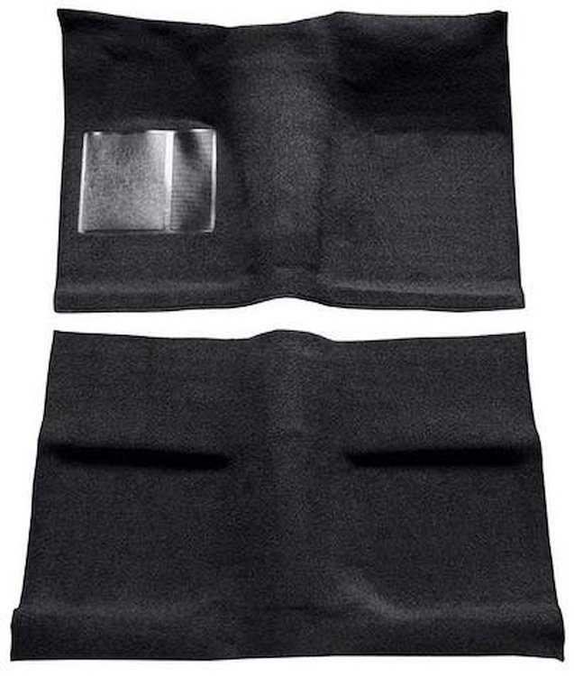 A4030A01 Molded Carpet Set 1964 Mustang; Coupe; Front and Rear; 80%-20% Loop; 2-Piece; Black