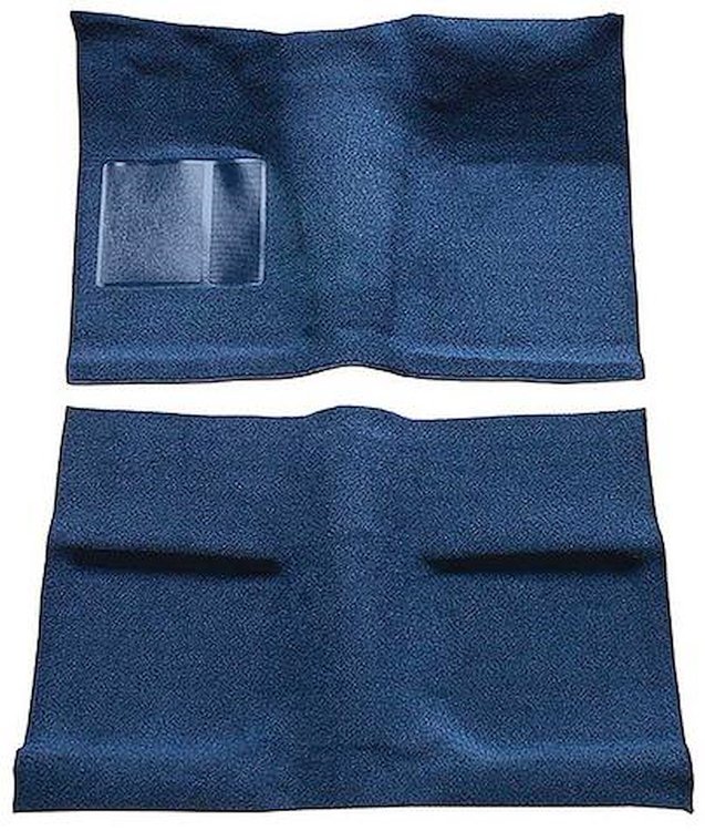 A4031A12 Passenger Area Nylon Loop Floor Carpet Set 1964 Mustang Coupe; Dark Blue