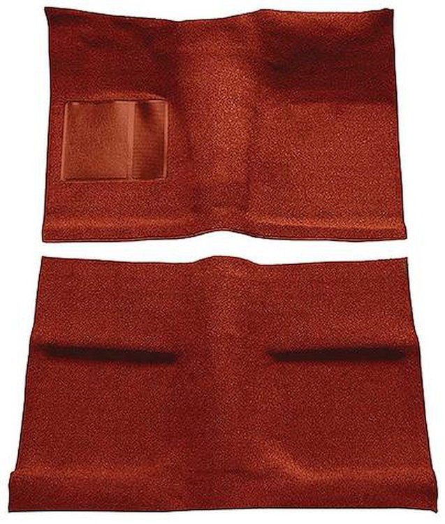 A4031A49 Passenger Area Nylon Loop Floor Carpet Set 1964 Mustang Coupe; Emberglow