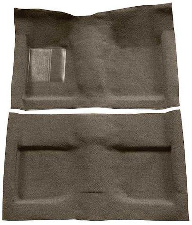 A4032A07 Passenger Area Loop Floor Carpet Set 1964 Mustang Convertible; Parchment