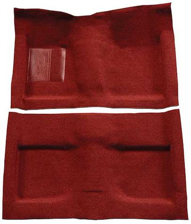 A4032A49 1964 Mustang Convertible; Passenger Area; Loop Floor Carpet Set; Emberglow
