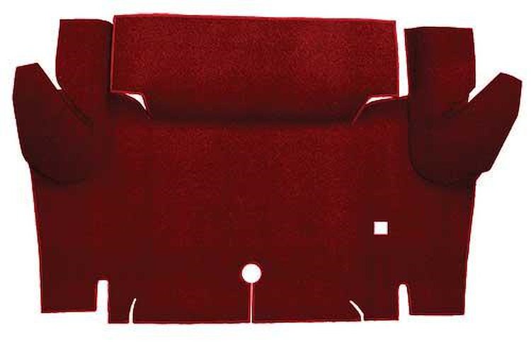A4048A49 Loop Trunk Floor Carpet 1964-66 Mustang Coupe; Emberglow