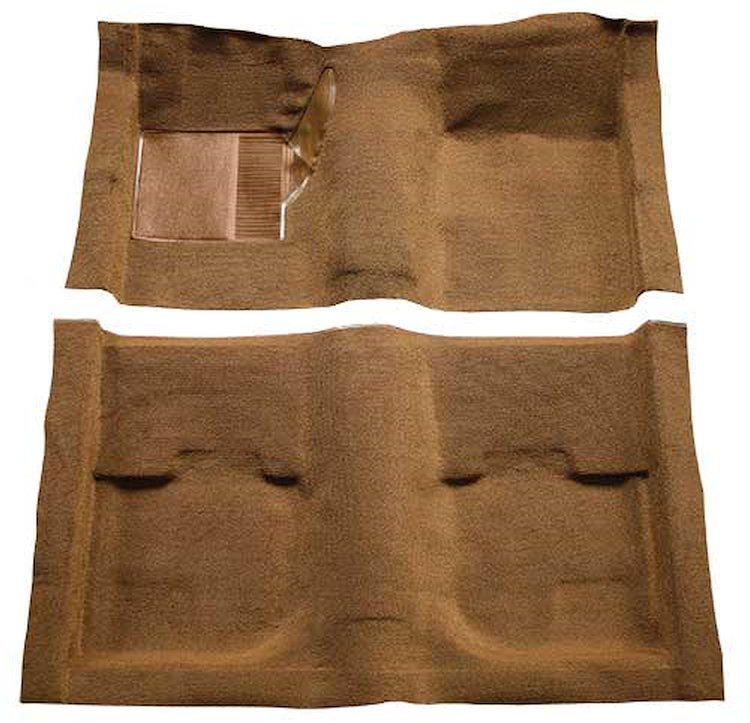 A4051A29 Passenger Area Nylon Loop Carpet 1969-70 Mustang Coupe/Fastback; Ginger