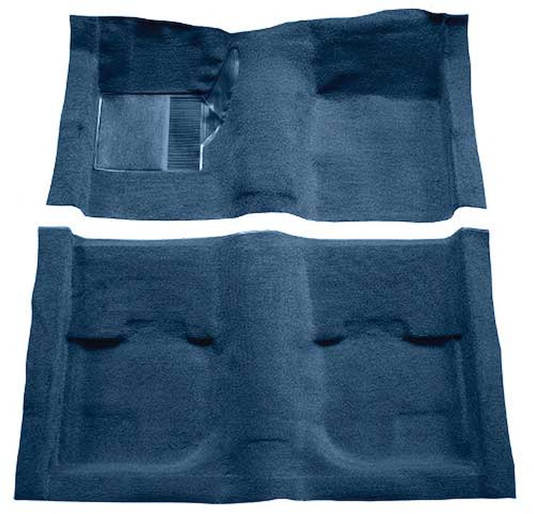 A4051A41 Passenger Area Nylon Loop Carpet 1969-70 Mustang Coupe/Fastback; Medium Blue