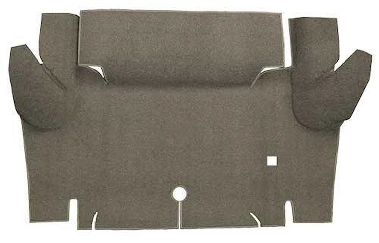 A4052A07 Loop Trunk Floor Carpet 1964-66 Mustang Convertible; Parchment
