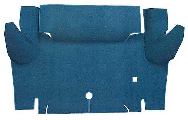 A4052A62 Loop Trunk Floor Carpet 1964-66 Mustang Convertible; Ford Blue