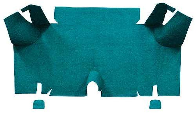 A4056A06 Loop Trunk Carpet 1965-66 Mustang Fastback; Aqua