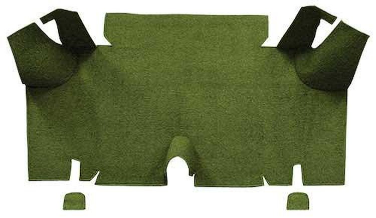 A4056A19 Loop Trunk Carpet 1965-66 Mustang Fastback; Moss Green