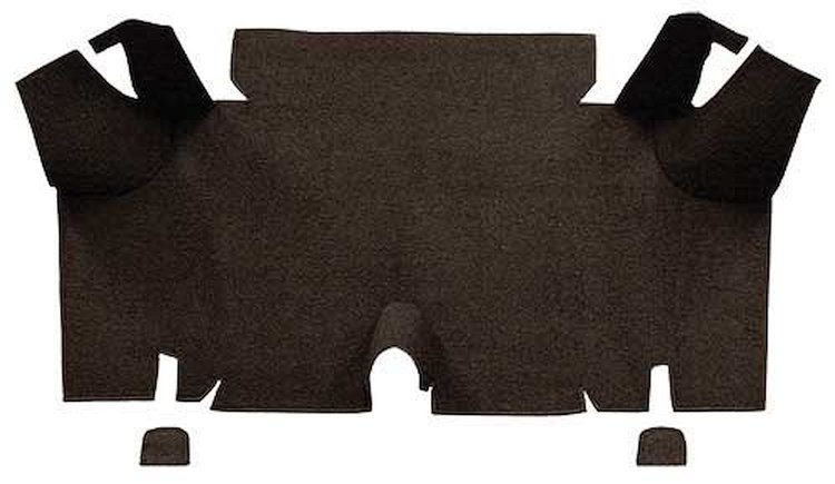 A4056A30 Loop Trunk Carpet 1965-66 Mustang Fastback; Dark Brown